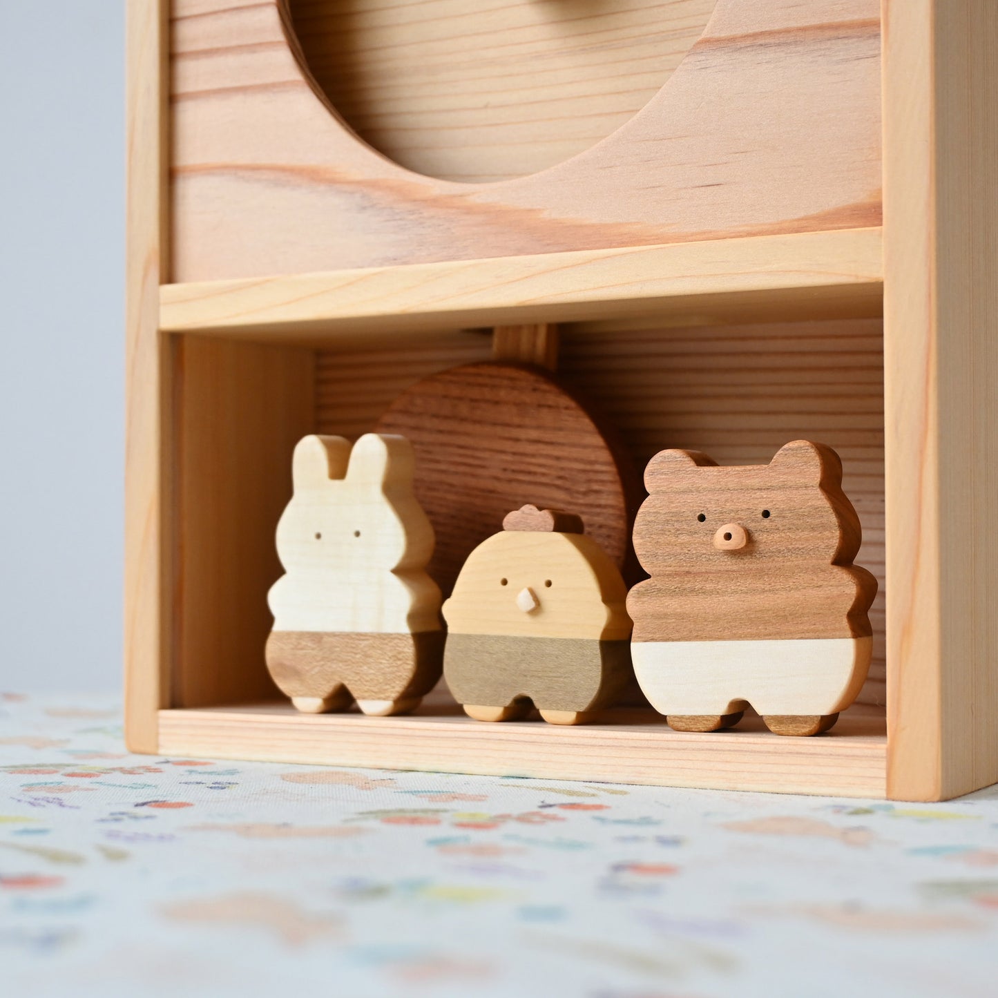 木の家と時計☆Wooden house clock
