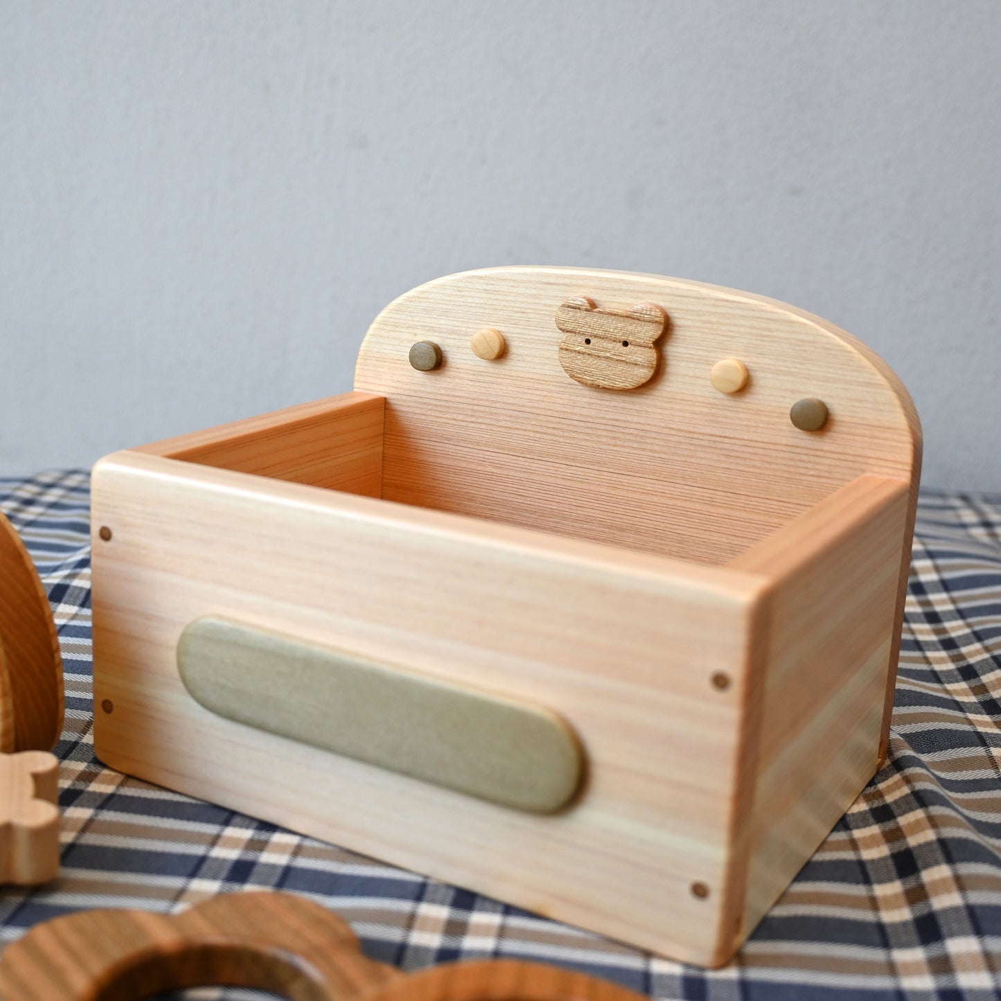 赤ちゃんのための木のおもちゃセット