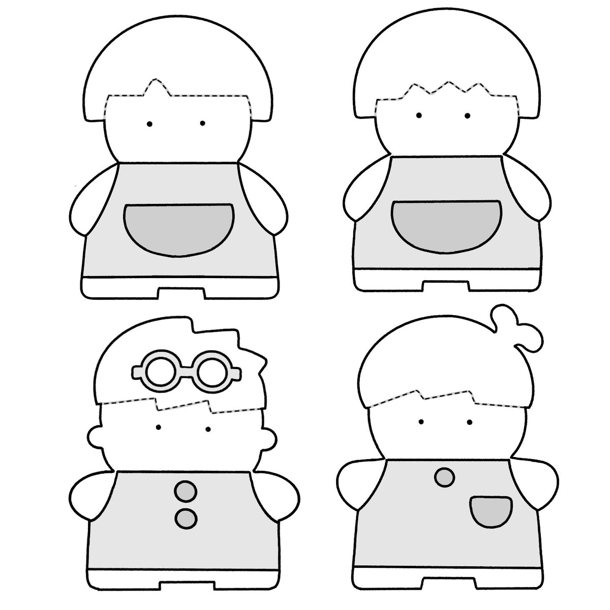 デジタル商品:お人形の図面