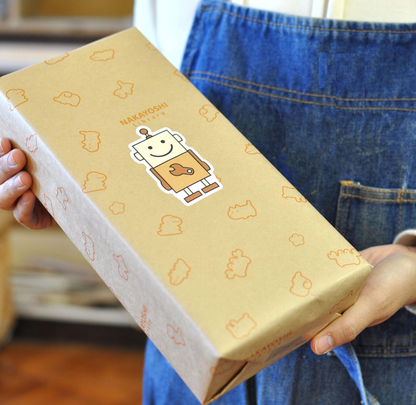 ひな人形☆コンパクトに収納できる木製雛人形