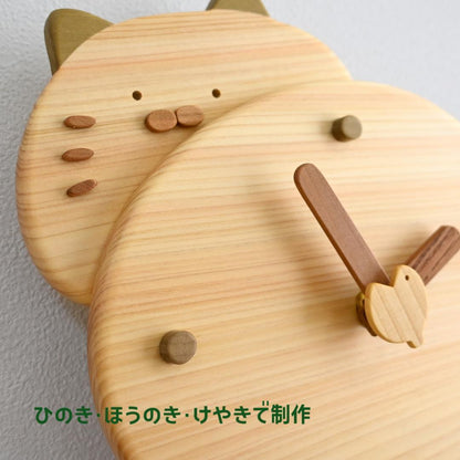 予約受付中　7月初旬発送予定　ねこのふりこ時計