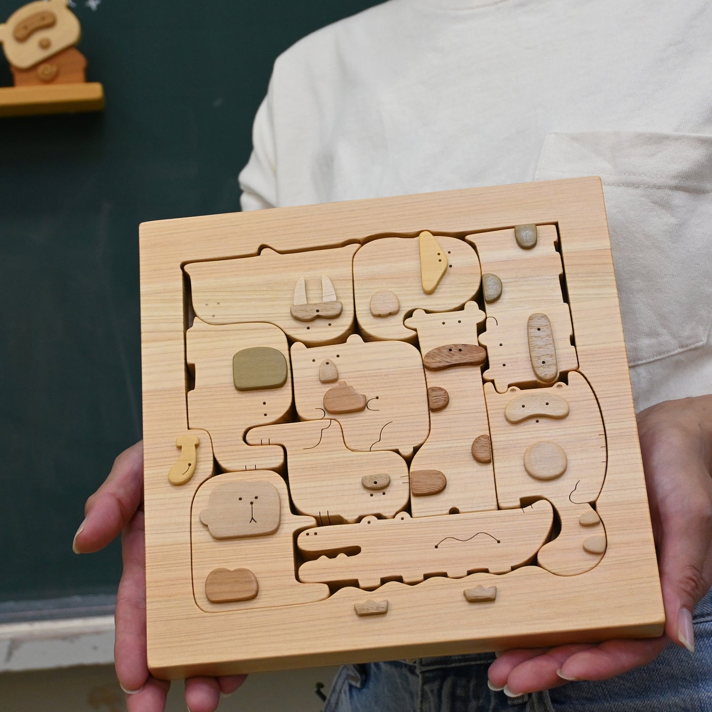 森の生き物パズル