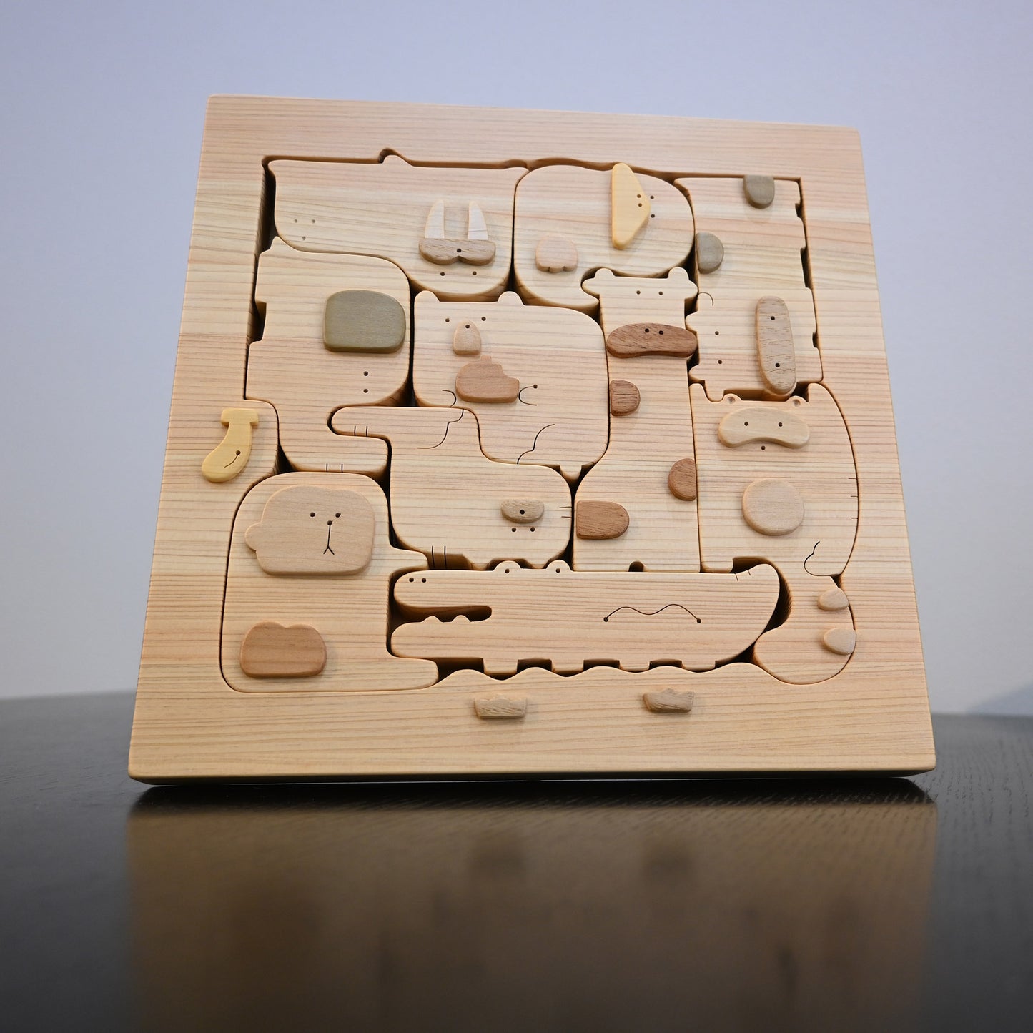 森の生き物パズル