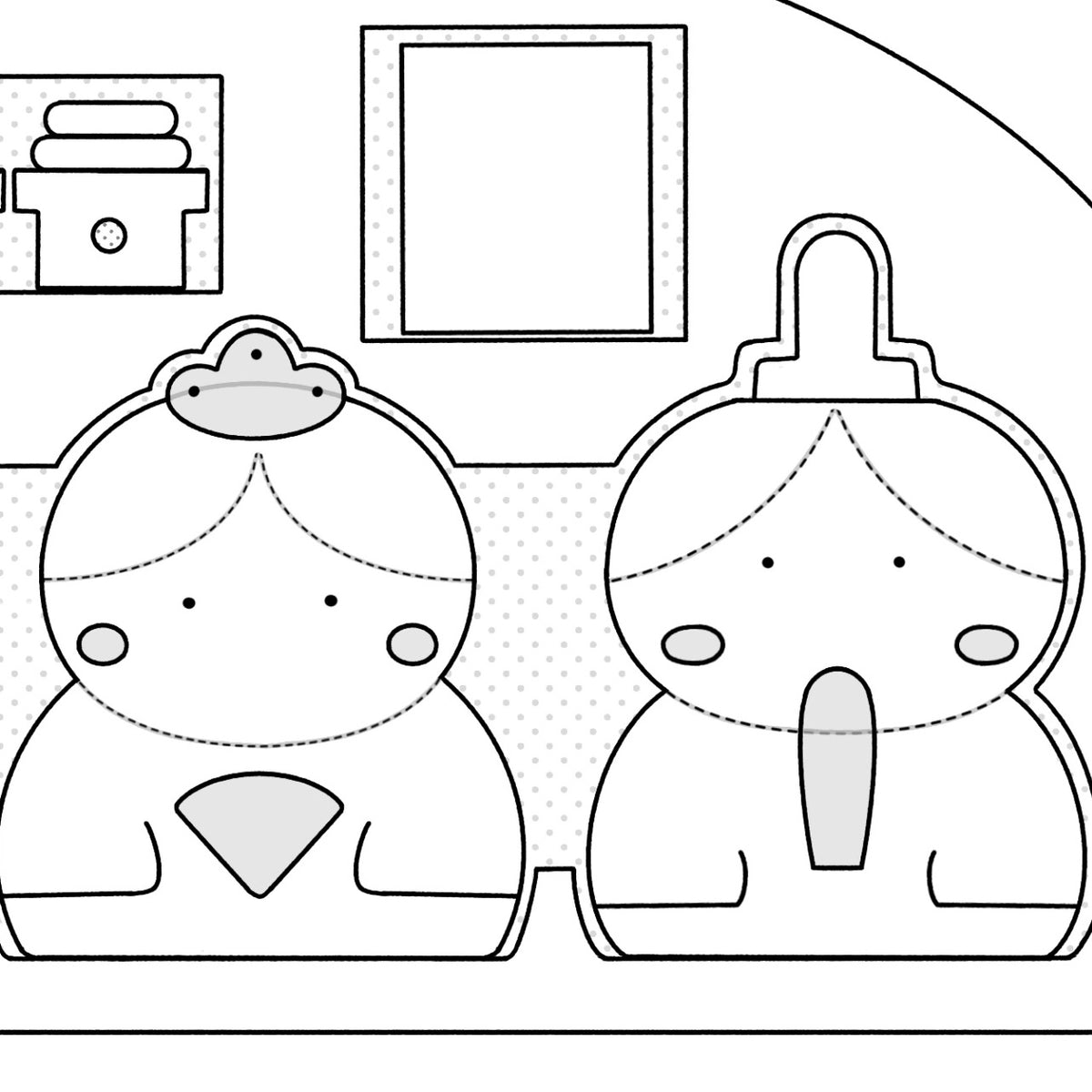 デジタル商品：2026ひな人形サクラ図面