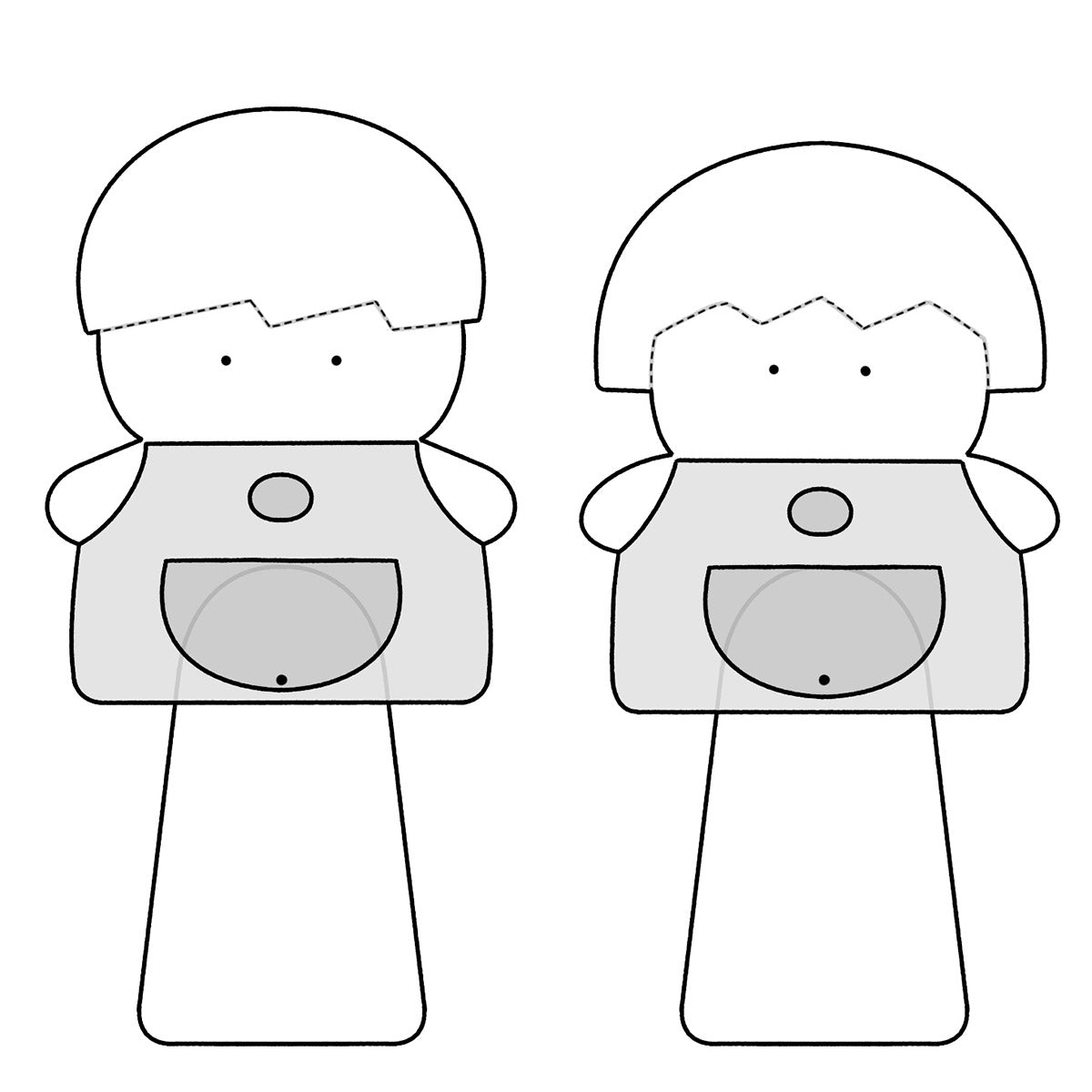 デジタル商品:ふりふりの図面
