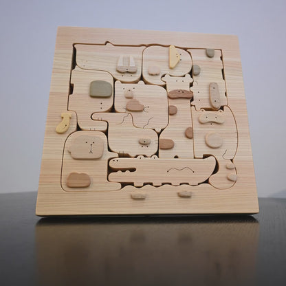 森の生き物パズル